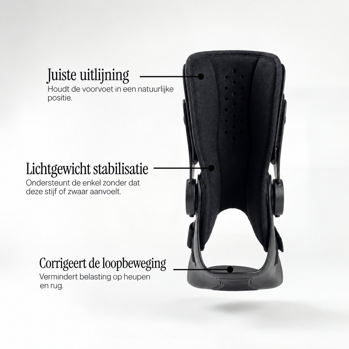 Foot Drop Walking Support — uitlijning en stabilisatie — NL