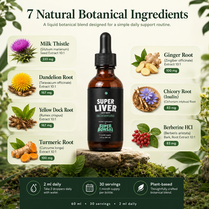 Super Liver 7 natural botanical ingredients