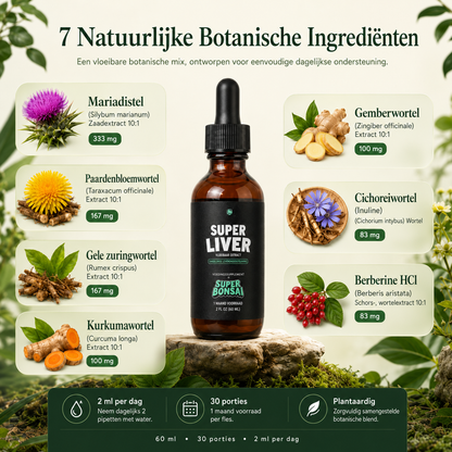 Super Liver 7 natuurlijke botanische ingrediënten